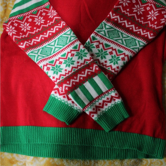 Plus Size women’s To cute to be naughty Holiday Sweater - Picture 3 of 6